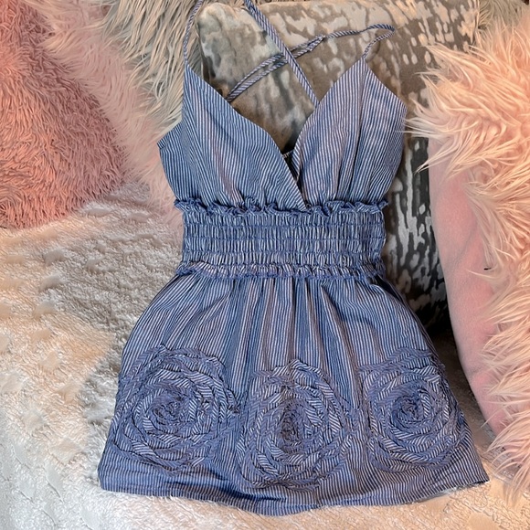 Spaghetti Strap Wrap Cutesy Top - Picture 6 of 12